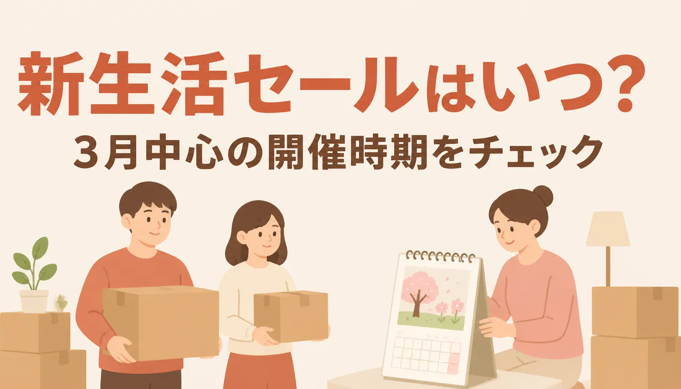 引っ越し用の段ボール箱と春の予定を書き込んだ卓上カレンダー