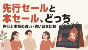 11月のカレンダーと割引タグのイメージ