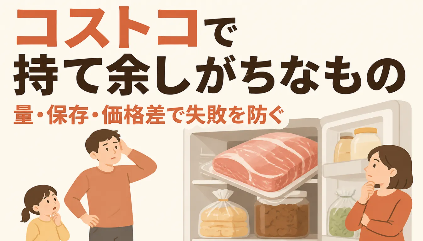 冷蔵庫に収まりきらない大容量パックのイメージ
