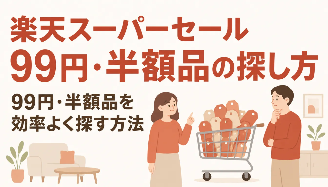 割引タグが付いた買い物カゴのイメージ