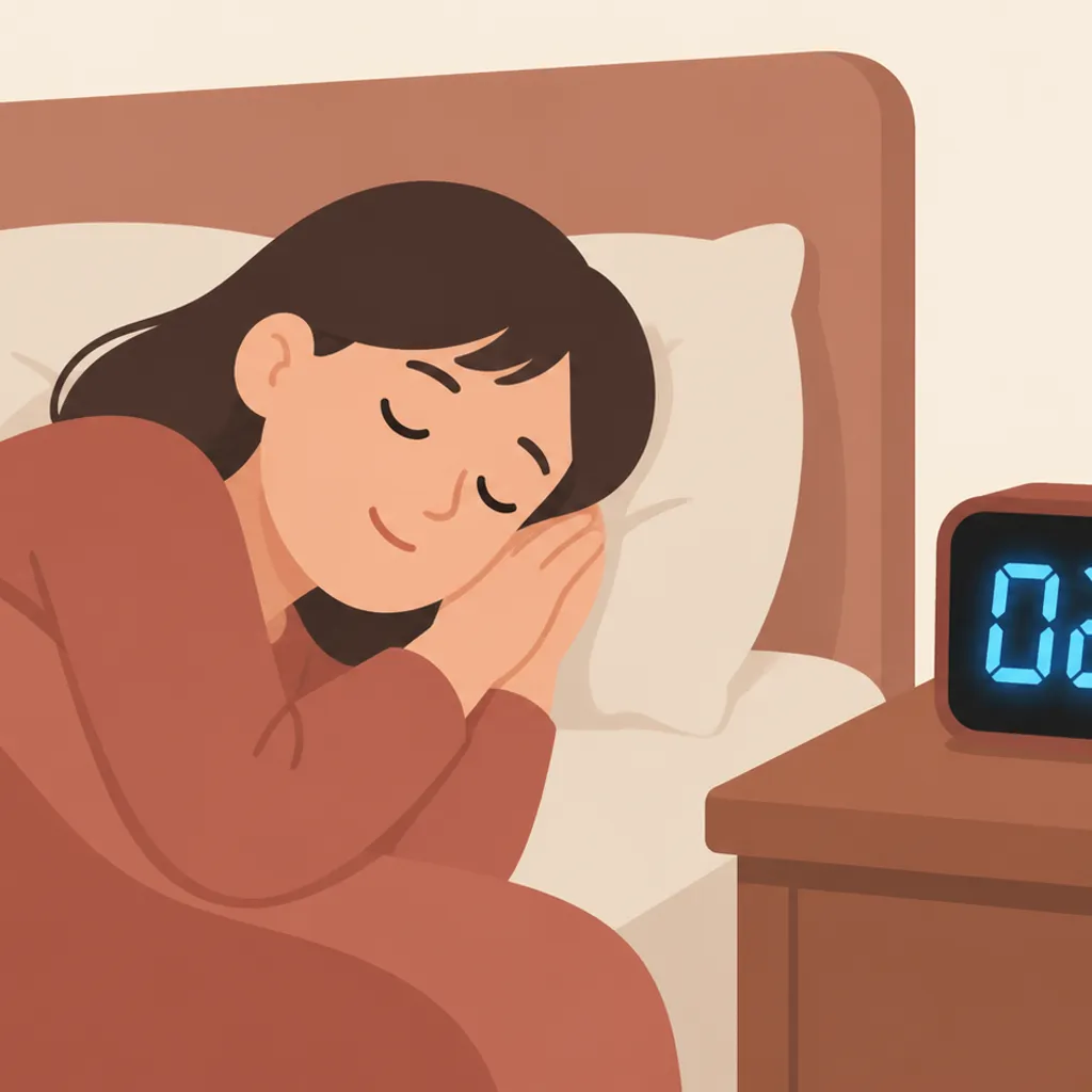 深夜の時刻を示すデジタル時計