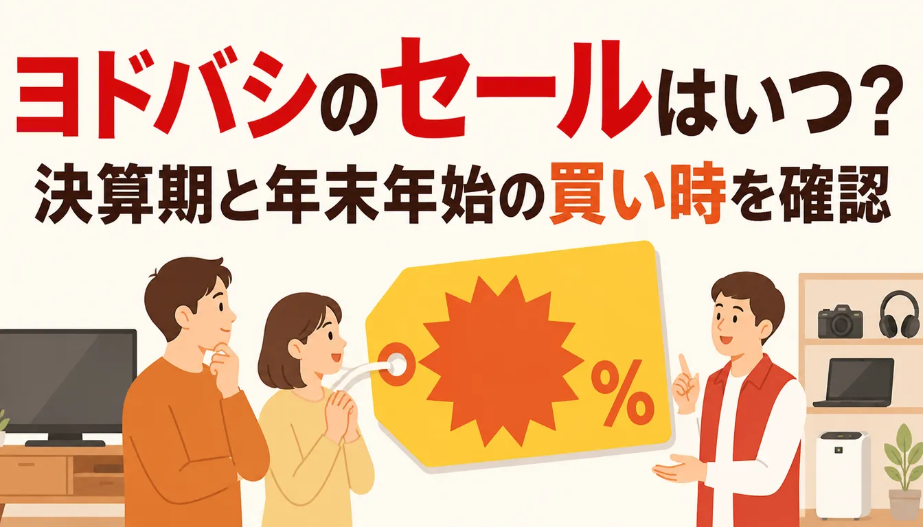割引価格が大きく書かれた家電量販店の黄色い値札
